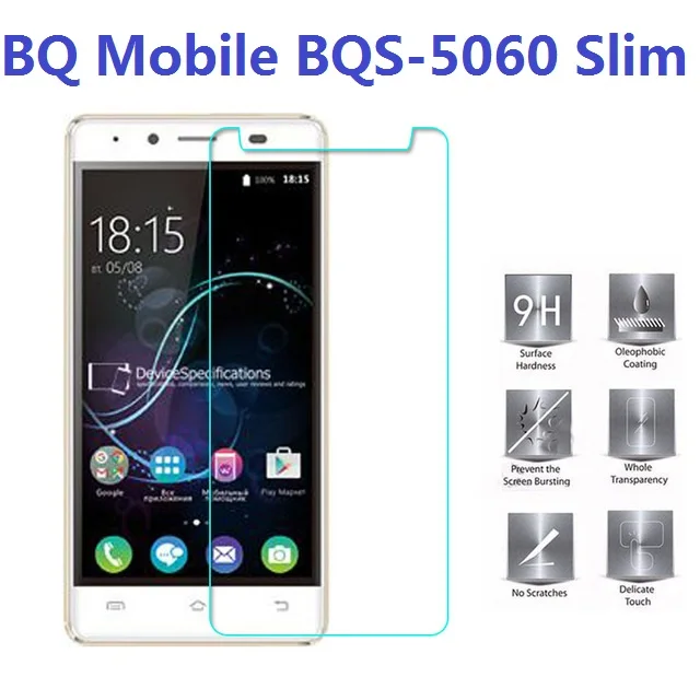 Для BQS-5060 из закаленного стекла BQ Mobile BQS-5060 тонкий экран протектор 2.5D 9 H защитная пленка на BQS 5060 BQS5060 стекло>