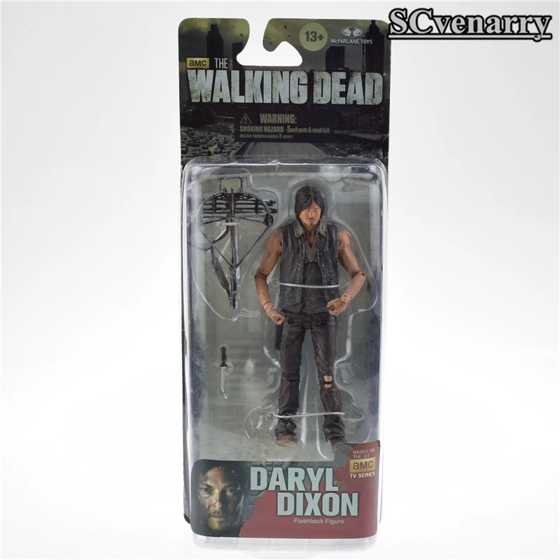 Полный комплект AMC The Walking Dead Рик Граймс Дэрил Диксон Гленн Ри Карл ПВХ фигурка
