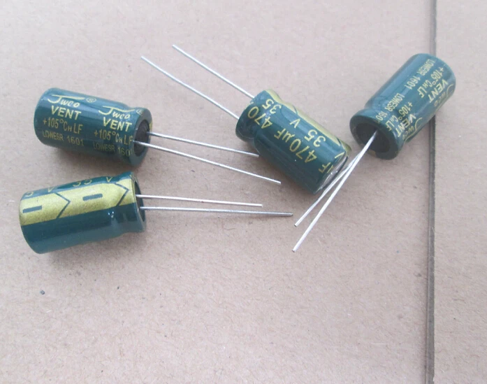 

LOW ESR 35V 470UF Aluminum Electrolytic Capacitor 10*17mm