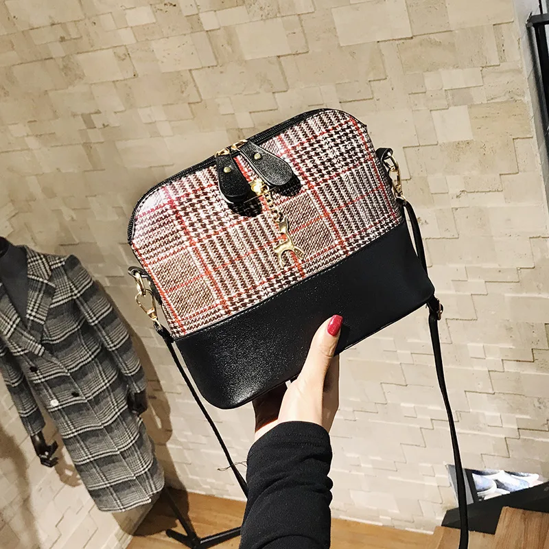 Женские сумки на плечо модная мини сумка в виде ракушки с милой игрушкой оленя