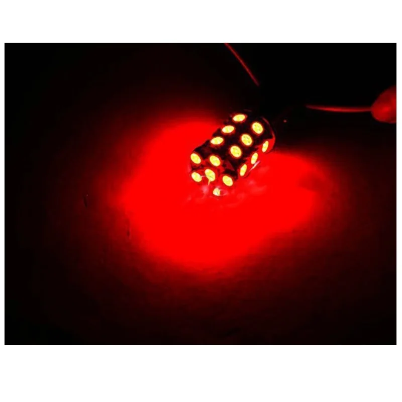 Лампы без ошибок COB 1156BA15S/1157/T20 5050 27SMD лампы разрешение на парковку пластины свет Стайлинг белый/красный/желтый