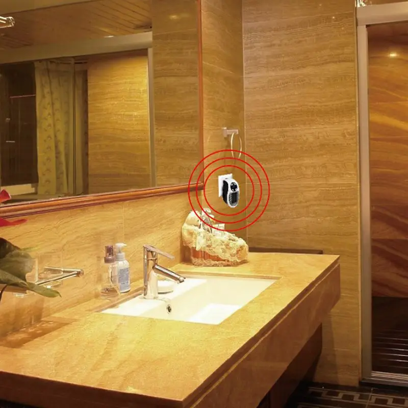 ЕС вилка 500 Вт Электрический обогреватель маленький вентилятор для обогрева