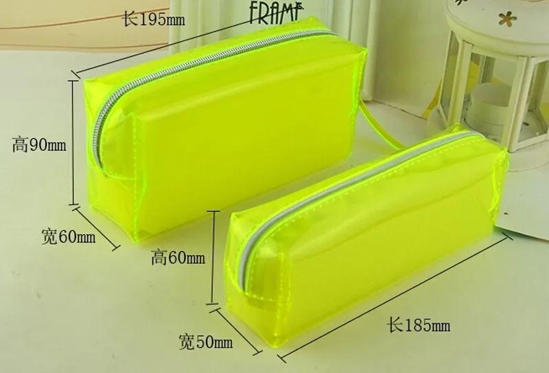 Модный канцелярский пенал для карандашей прозрачные пеналы ручек сумка хранения