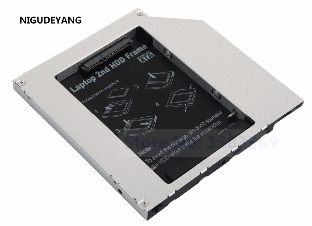 NIGUDEYANG 2nd PATA IDE жесткий диск HDD SSD Caddy адаптер для Macbook Pro Mid Late MA895LL MA896LL MB062LL|ssd caddy