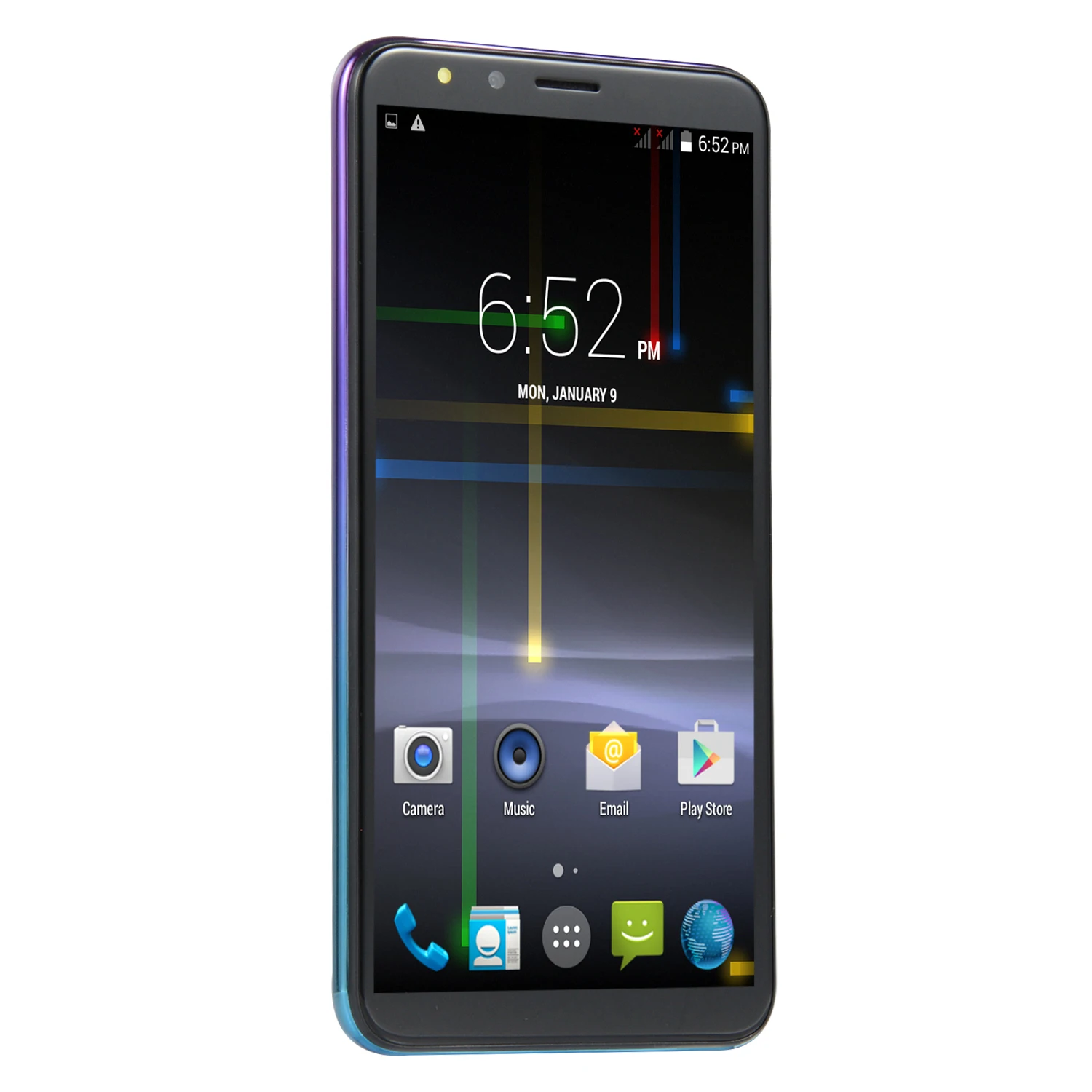 Ультратонкий 3g WCDMA смартфон 7s Plus MTK6750 1 Гб+ 8 Гб мобильный телефон с двумя sim-картами 5,5 дюймов экран разблокированный мобильный телефон