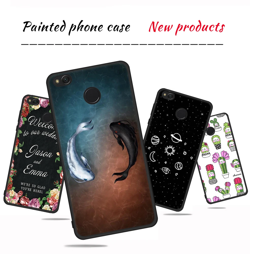 Patterned Case For Xiaomi Redmi 5A 5 Plus 4A 4X Note4 4x 6 Pro 6A Silicon TPU Cover Mi8 SE Mi6X Capa | Мобильные телефоны и