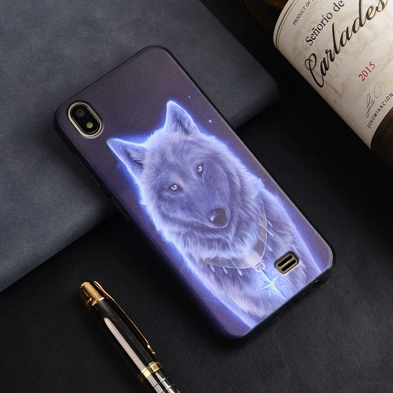 Силиконовый чехол для Prestigio Wize Q3 мягкий телефона задняя крышка из ТПУ защитный