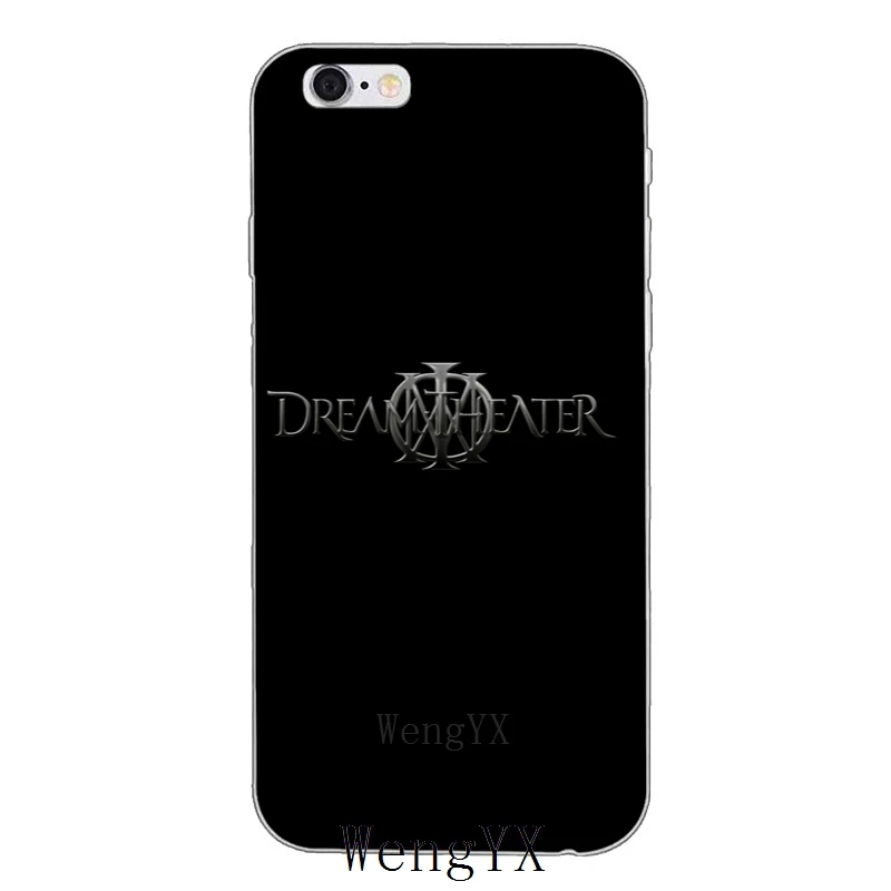 Тонкий силиконовый мягкий чехол для телефона с логотипом dream theater iPhone 4 4s 5 5s 5c SE 6 6s