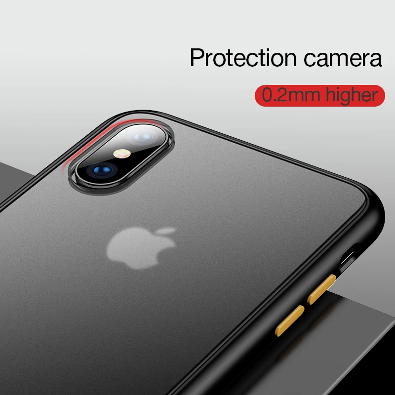 Роскошный Матовый силиконовый чехол Cafele для iPhone X XR XS MAX полное покрытие 7 8 PLUS