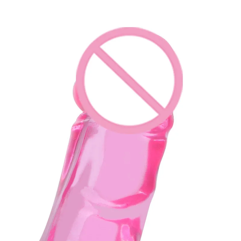 Секс-игрушки фаллоимитатор Желе Двойное проникновение Анальная пробка пенис