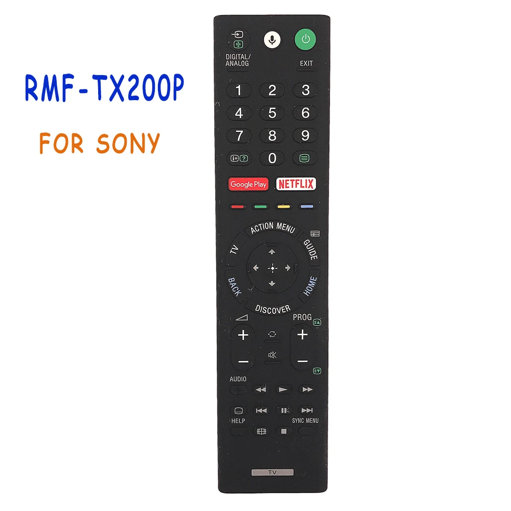 Б/у голосовой пульт дистанционного управления Управление для SONY ЖК-дисплей светодиодный смарт-ТВ дистанционного RMF-TX200U RMF-TX200P RMF-TX200A Google Netflix