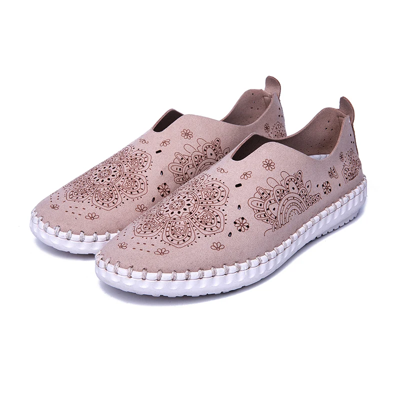 AIMEIGAO High Quality Comfortable Moccasins Women Shoes Vintage Flats Shoes Soft Leather Women Loafers Espadrilles Women Shoes