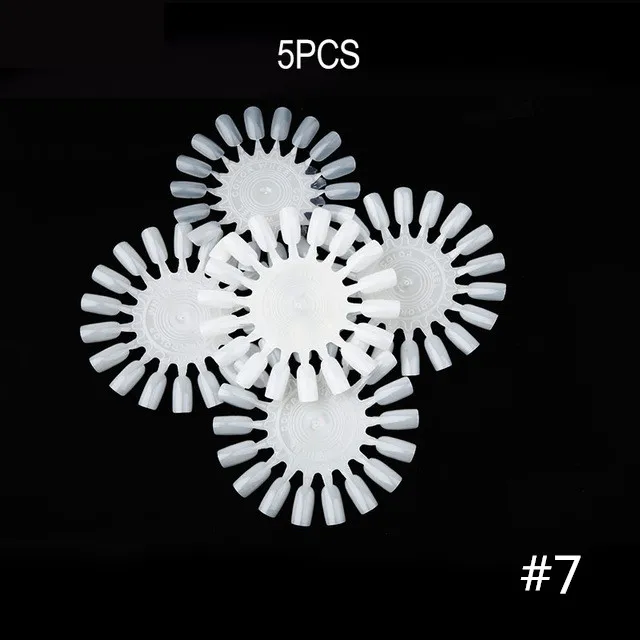 pattern7 ROSALIND инструменты для демонстрации лака, накладные ногти, УФ-гель, прозрачный белый, для маникюра, цветной карты, сделай сам, наклейки для ногтей - Цвет: pattern7