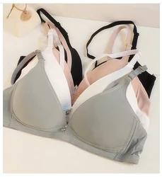 Бюстгальтер женский с чашками пуш ап пикантный кружевной Бралетт из хлопка