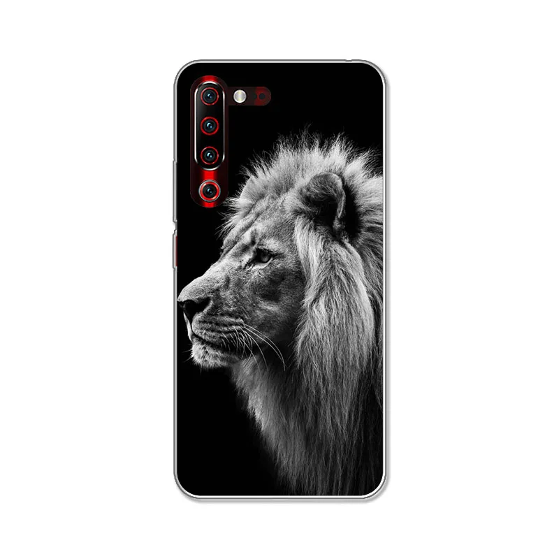 Чехол для Lenovo Z6 Pro силиконовая Мягкая задняя крышка из ТПУ с изображением