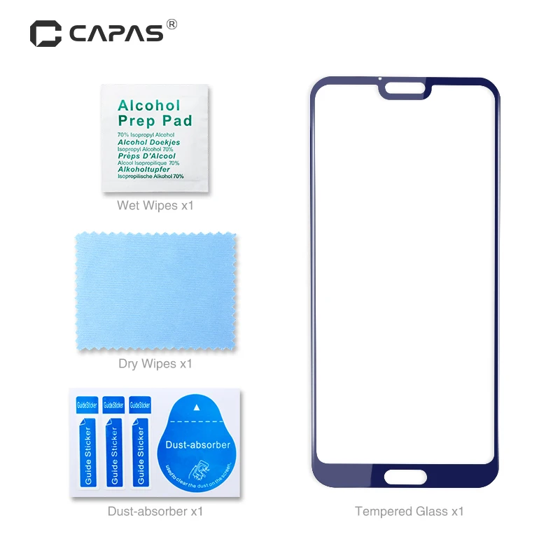For Huawei Honor 10 Screen Protector Tempered Glass Full Coverage Front Film Protective LCD Guard Shockproof CAPAS | Мобильные