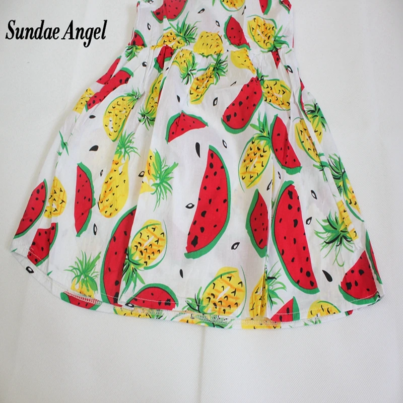 Платье для маленьких девочек без рукавов с принтом в виде арбуза | Детская одежда