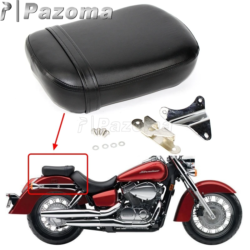 

Motorcycle Rear Passenger Seat For Honda Shadow Spirit VT750 ACE VT750C VT750CD Black Soft Pillion Seat Cushion Pad 1998-2003