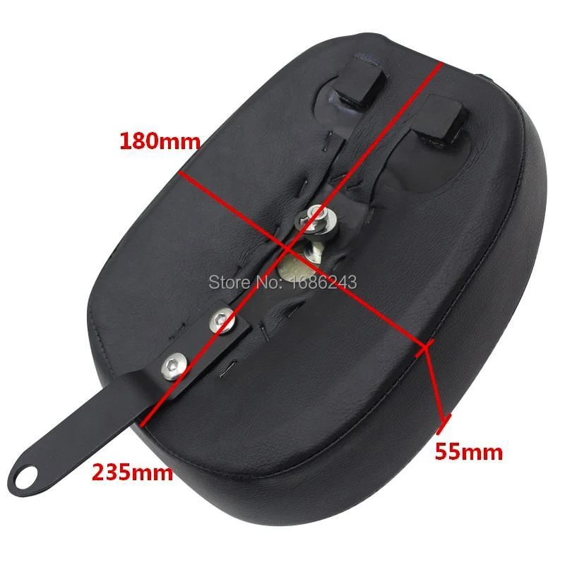

Motorcycle Fender Seat Rear Passenger Seat Cushion Tail Pillion Pad Fit for Harley Sportster XL 1200 1200X 1200V 883 72 48 10-15