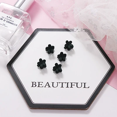 Dark Green 5PCS 10 шт./лот милые разноцветные вишни для девочек маленькие когти для волос Принцесса Милая заколка для волос шпильки для волос повязка для волос Детские аксессуары для волос - Цвет: Dark Green 5PCS