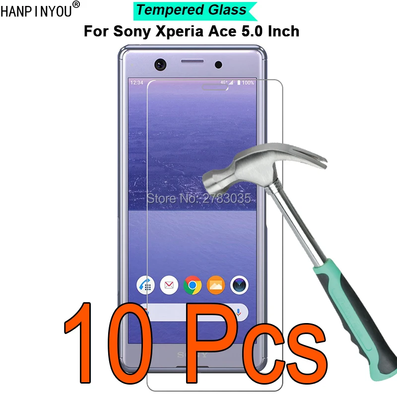 10 шт./лот для Sony Xperia Ace 5 0 &quotтвердость 9H 2.5D ультратонкое Закаленное стекло пленка