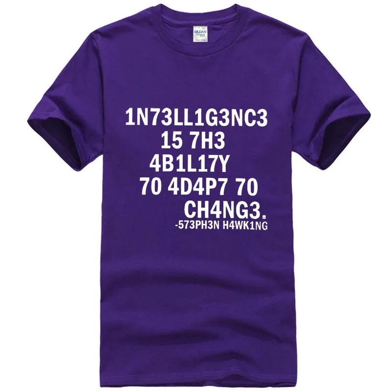 H4wk1ng - 1n73ll1g3nc3 15 7h3 4b1l17y 70 4d4p7 Ch4ng3 Popular Tagless Tee T-Shirt | Мужская одежда