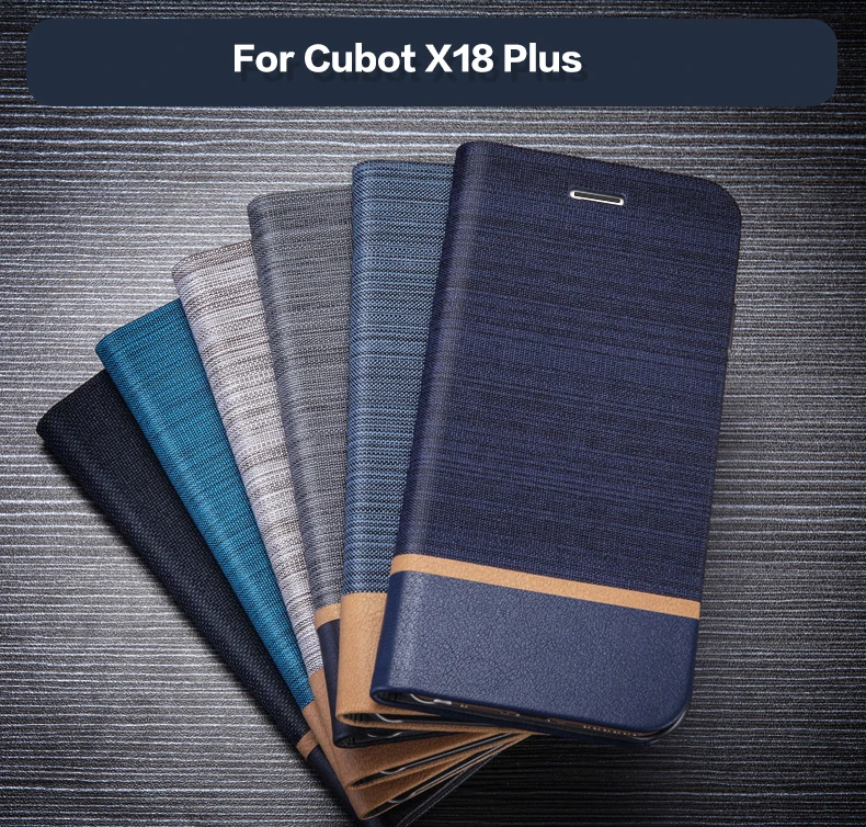 Бизнес-стиль, кожаный чехол для телефона Cubot X18 Plus, откидной Чехол-кошелек, задняя крышка для Cubot X18 Plus, слот для карт, силиконовый чехол