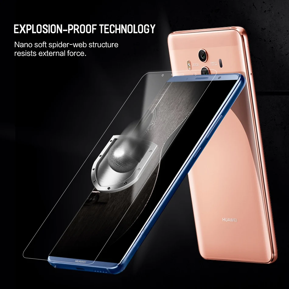 Rock мягкая Гидрогелевая Защита экрана для huawei Mate10 0,18 мм Полное покрытие экрана Защитная пленка не стекло для huawei Mate10 AG