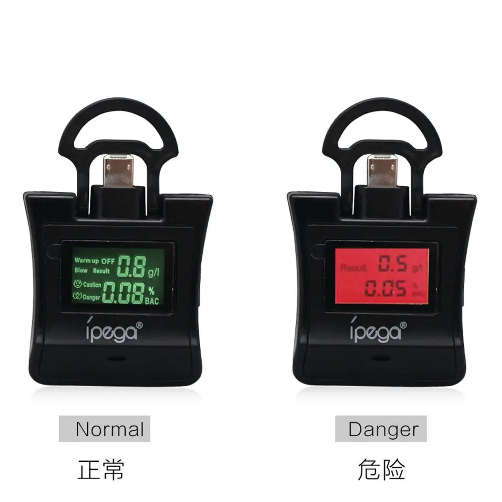 Алкотестер ЖК-цифровой детектор алкоголя полицейский для iOS Andriod телефон быстрый