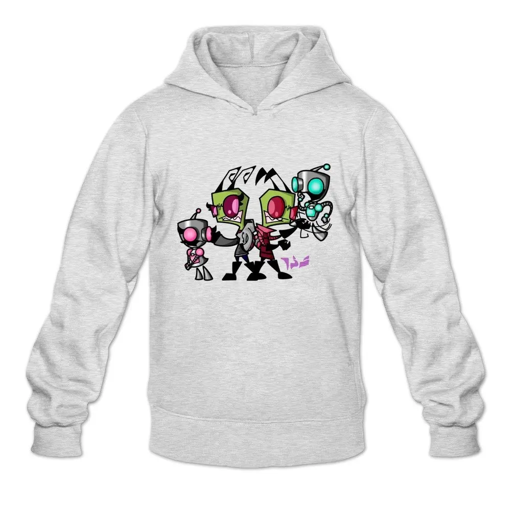 Мужчины INVADER ZIM Персонализированные Хлопок Толстовки На | Мужская одежда