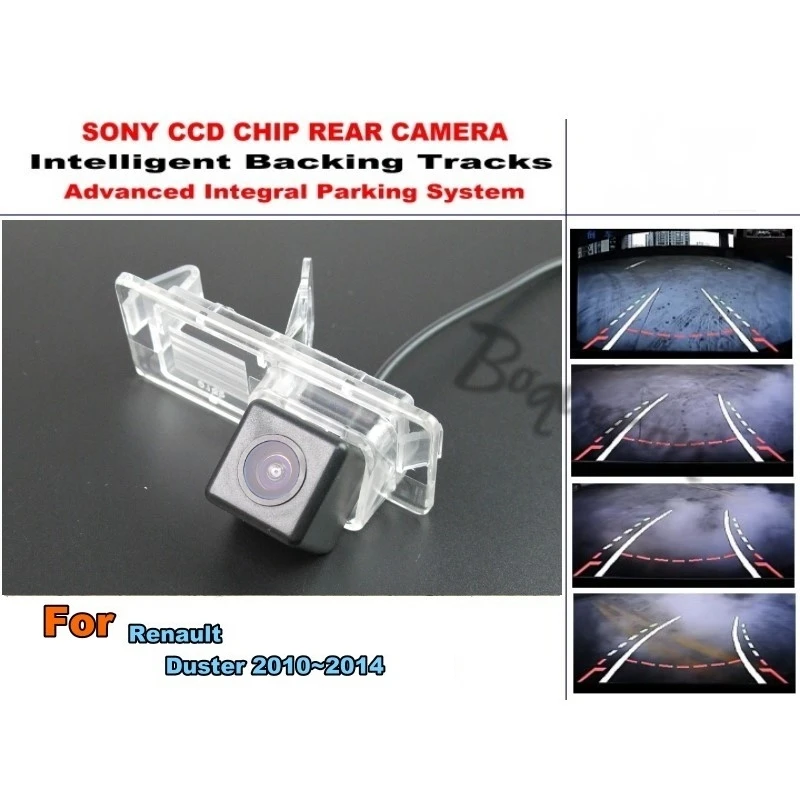 Для Renault Duster 2010 ~ 2014 Smart Tracks Chip Camera / HD CCD интеллектуальная динамическая парковочная