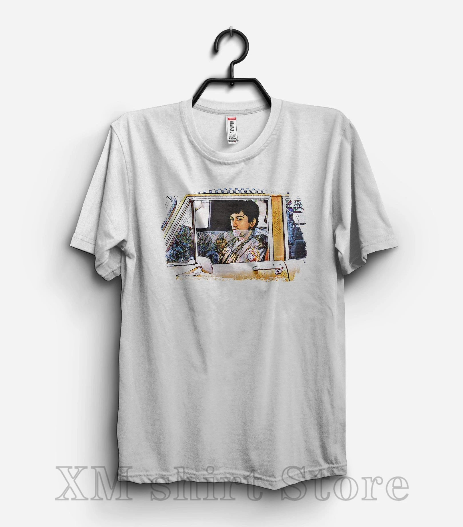 Футболка Мужская/Женская/Мужская рубашка с принтом из фильма такси Роберт Де