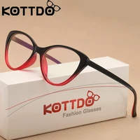 kottdo vintage cat eye glasses women eyeglasses frame optical spectacle men transparent clear glasses frames eyewear oculos