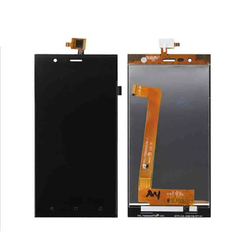 Для высокого экрана Boost 3 черный Передний сенсорный экран + ЖК-дисплей дигитайзер