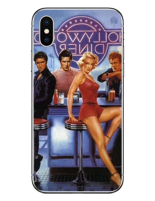 Жесткий чехол Elvis The King Of Rock для ПК iPhone 5 5S SE 6 S Plus 7 XS Max XR 8 X 1|Чехлы-книжки| |