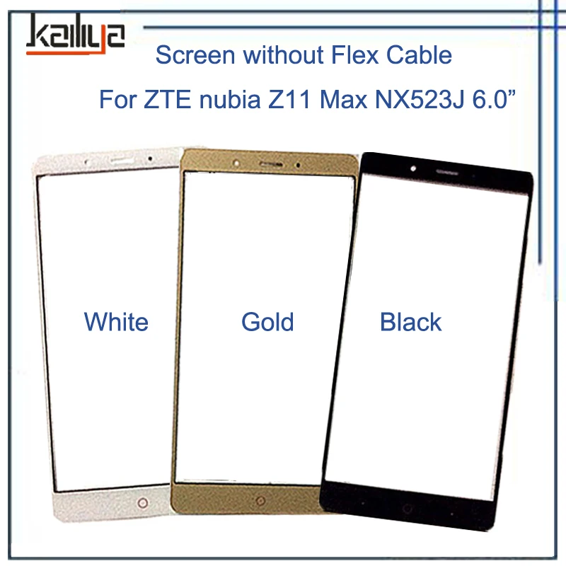 Новый черный белый цвет золото Сенсорный экран для ZTE Nubia Z11 Max nx523j 6.0 дюймов