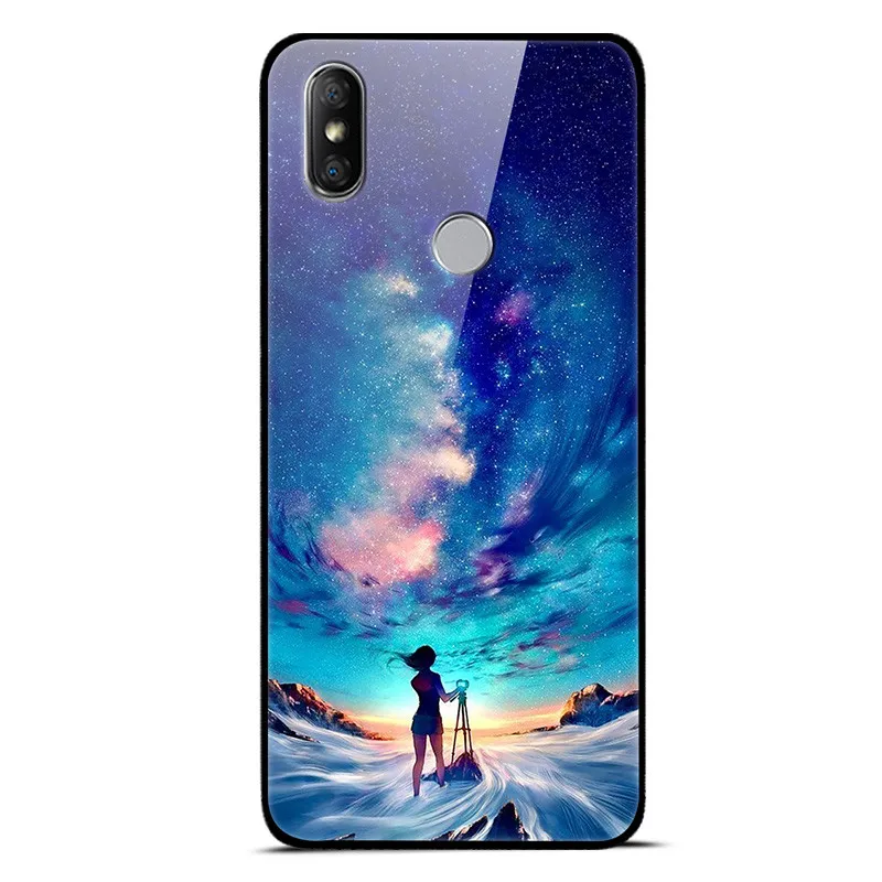 Чехол для Xiaomi Redmi S2 из закаленного стекла с изображением планеты космос, стеклянный чехол для задней панели Xiaomi Xiomi Redmi S2, чехол для Redmi S 2 - Цвет: 31