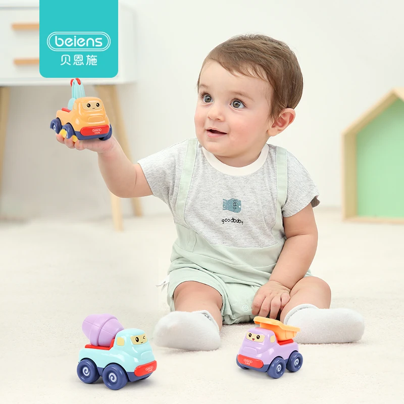Набор игрушек для детей Beiens игрушечный автомобиль с инерцией из мультфильма