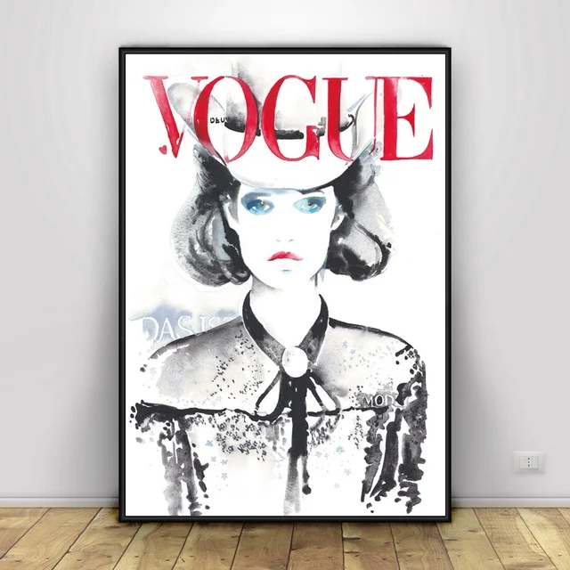 Vogue холст картина искусство печать плакат стены современный минималистский