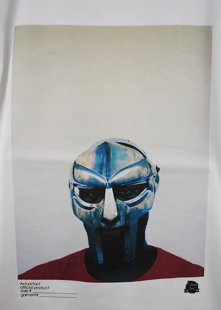 Новая настоящая фактура MF DOOM стальная маска красный синий цвет рэп хип хоп