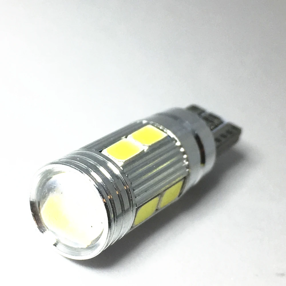 Автомобильный светодиодный светильник T10 Canbus 194 W5W 10 SMD 5630 для парковки боковый