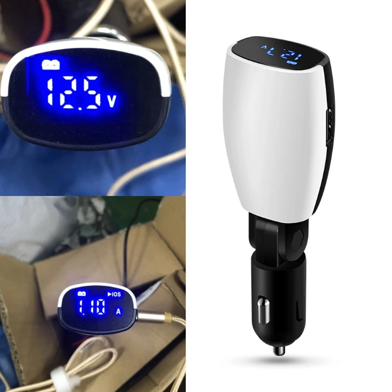 Регулируемый угол двойной Порты USB 3.1A автомобиля Зарядное устройство 12V 24V