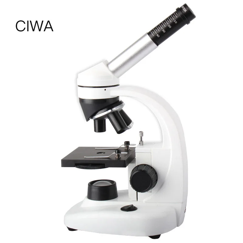 CIWA HD 1600x Студенческий микроскоп для анализа растений биологический монокулярный