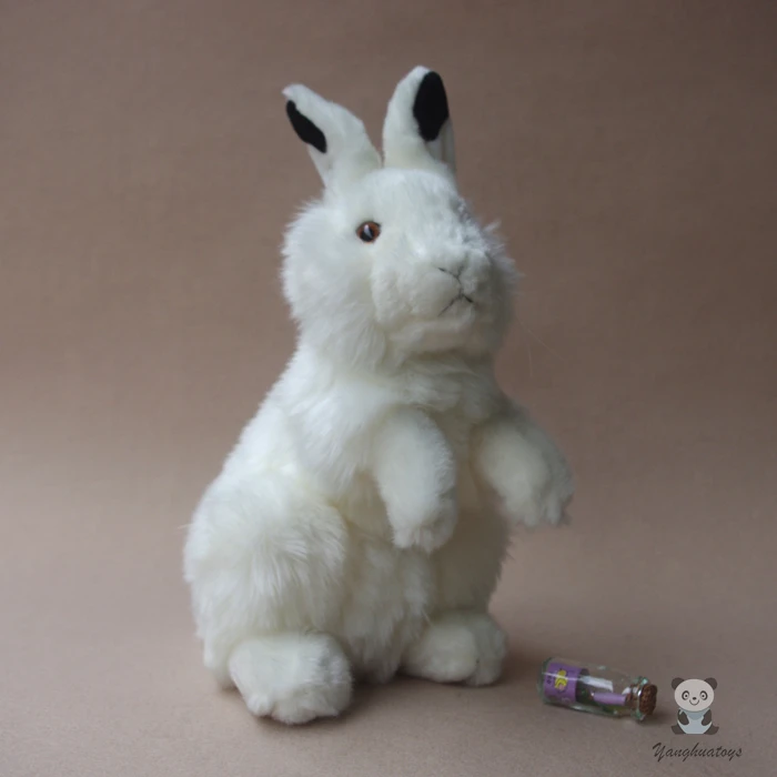 

Big Toy Soft Arctic Rabbit Doll Model Real Life Plush Stuffed Animal Kids Toys Birthday Gifts Store