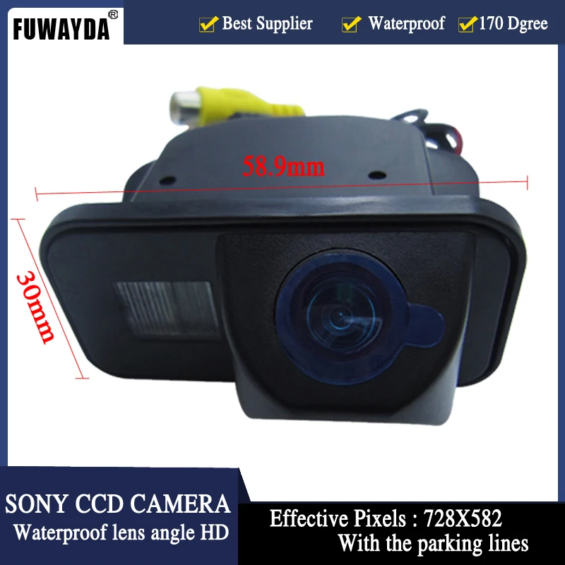 FUWAYDA Беспроводная для SONY CCD чип специальная автомобильная камера заднего вида Toyota
