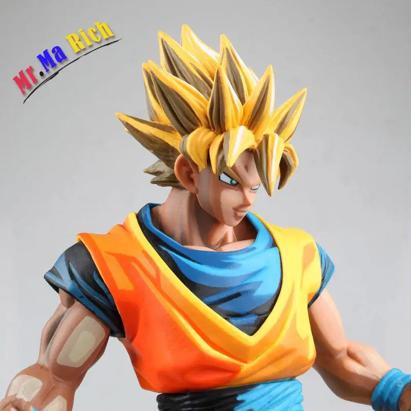 Аниме фигурка 27 см драконий шар Супер Saiyan 2 Goku комикс Вер сон Гоку ПВХ экшн