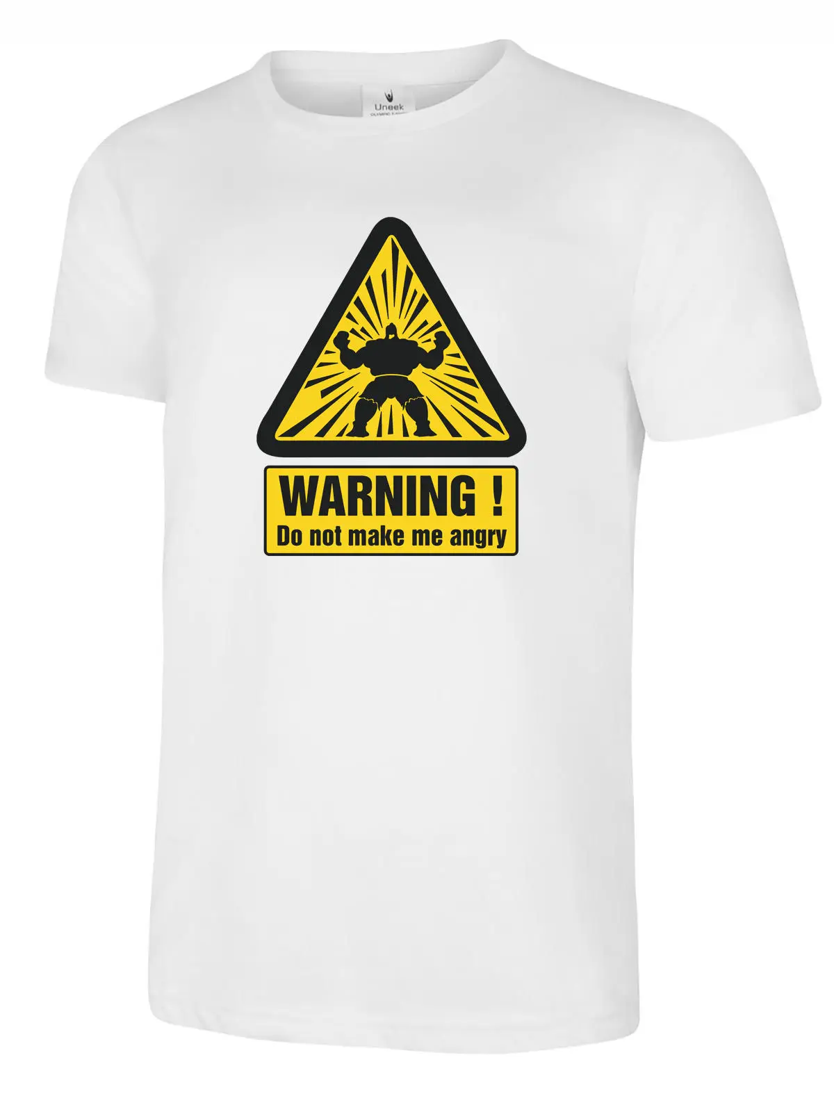 Warnng я злой Divertida Camiseta Impresa Adulto хлопок Для мужчин футболки Классическая футболка