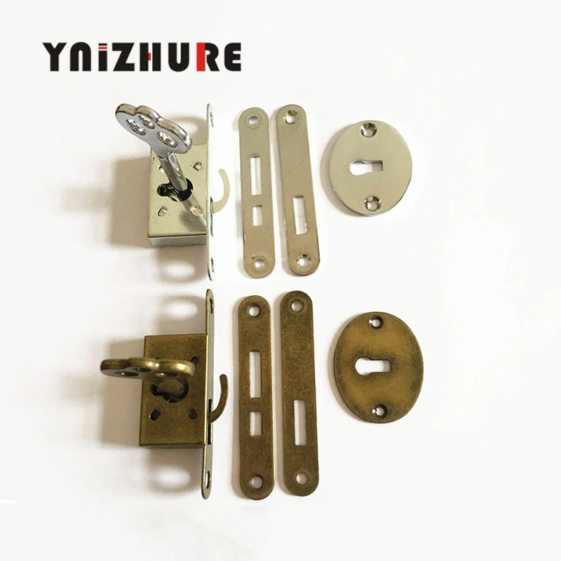 YNIZHURE 1 шт. классический замок маленький для старинной мебели старинный ящика с