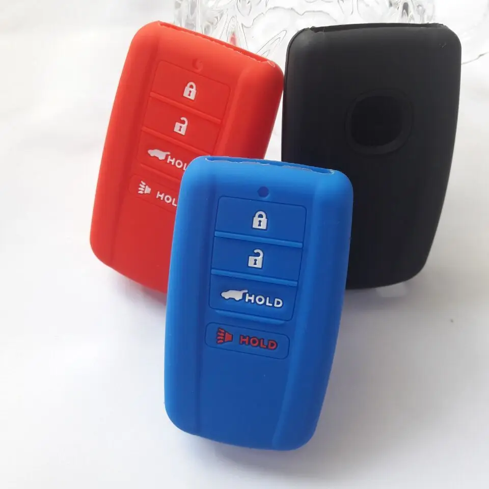 Силиконовый чехол для пульта дистанционного управления смарт ключей Acura 4 кнопки