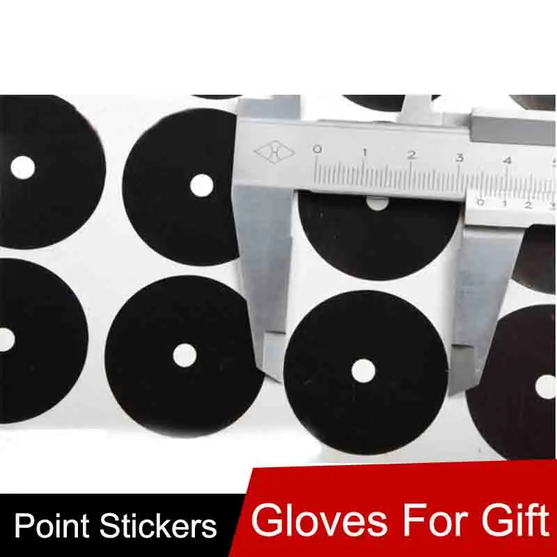 Одна штука снукер аксессуары бильярдные точки наклейки бумага 35 мм/12 мм белый мяч